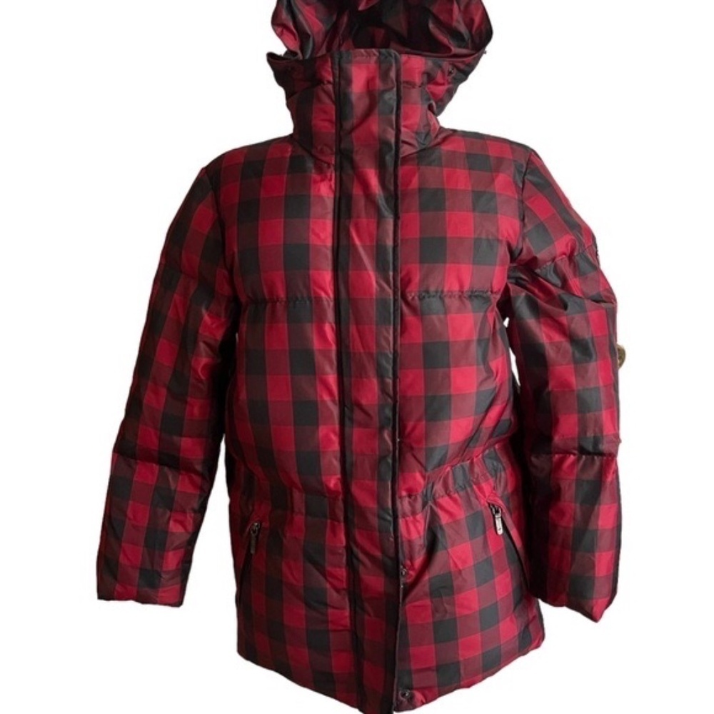 Ralph Lauren Buffalo Plaid Down Coat Parka
